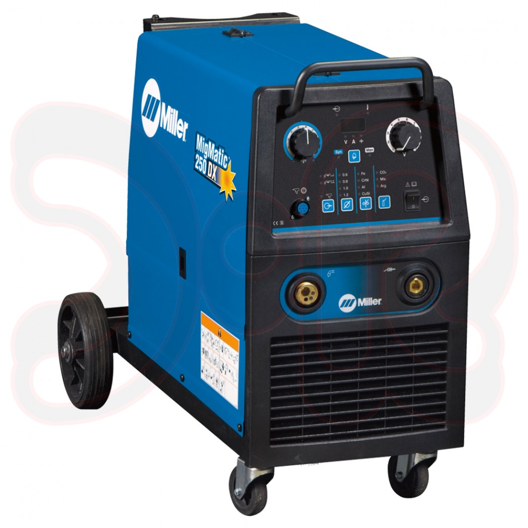 MILLER MIG/MAG-Kompaktschweißgerät MigMatic 250 DX stufengesch./Synergiesteuerung, digitale Anzeige
