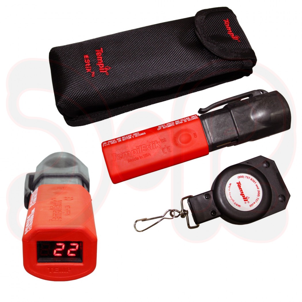 TEMPIL Estik Direktkontakt-Industriethermometer, Temperatur-Messgerät, Bereich 0°C bis +537°C