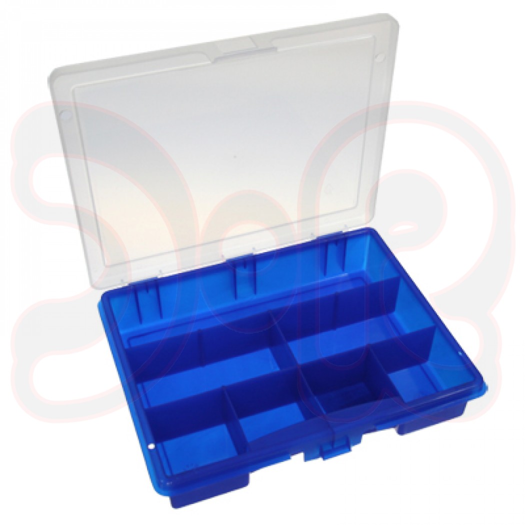 Verschleißteilekasten klein 1-7 leer (blau)