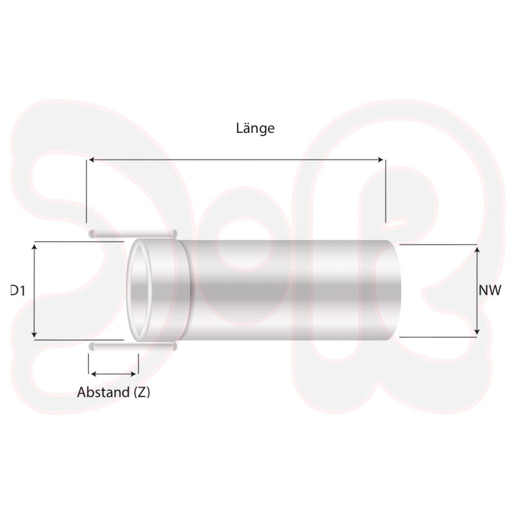 BINZEL Punktgasdüse ABIMIG M14, NW 18, zylindr. L=87mm für ABIMIG 200/250T, GRIP A 255/305/355