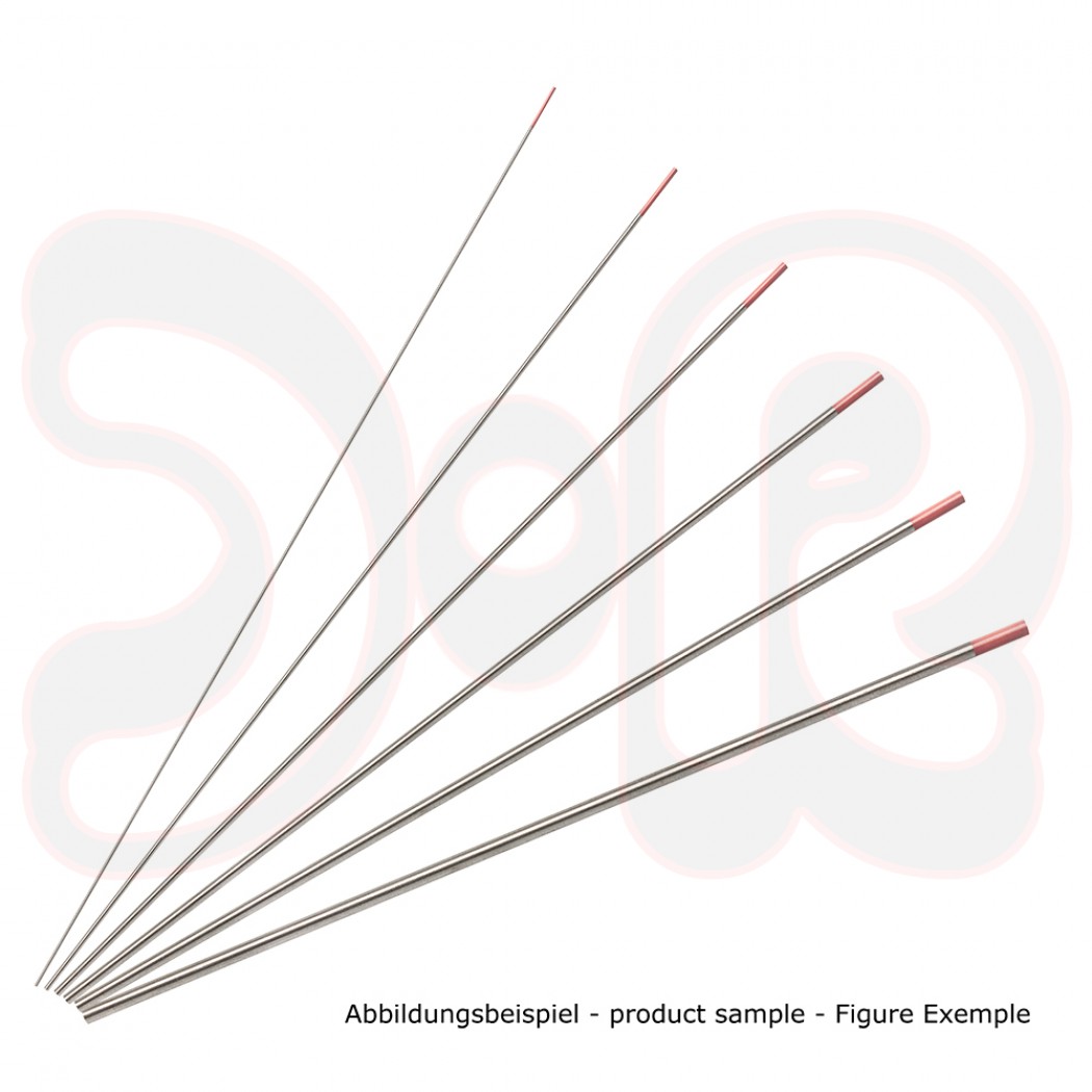 SCAPP Wolframelektrode WT 20 rot Ø 1,6 x 175 mm nach EN ISO 6848:2015