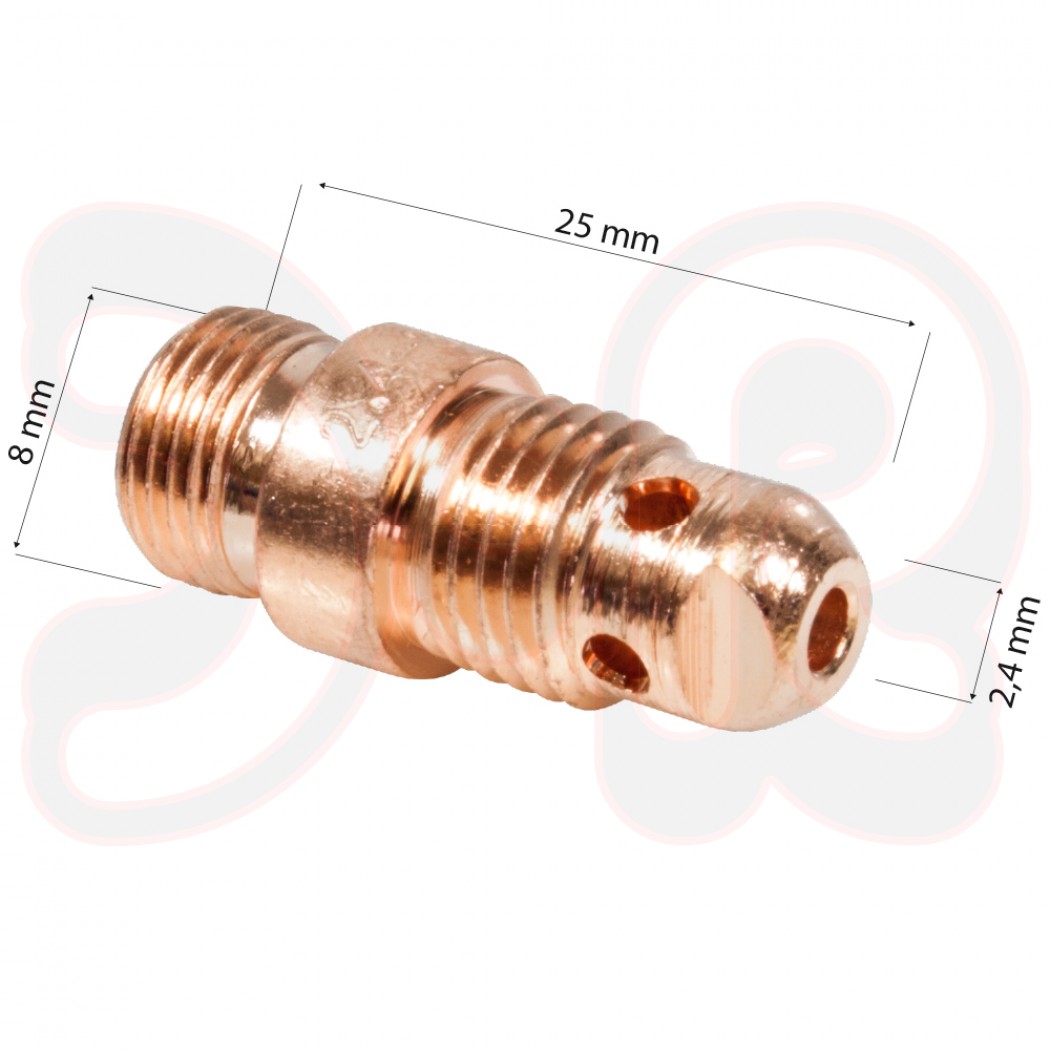 Spannhülsengehäuse, kurz, Ø 2,4 mm für R-SR 17/(WP) 17/18/26