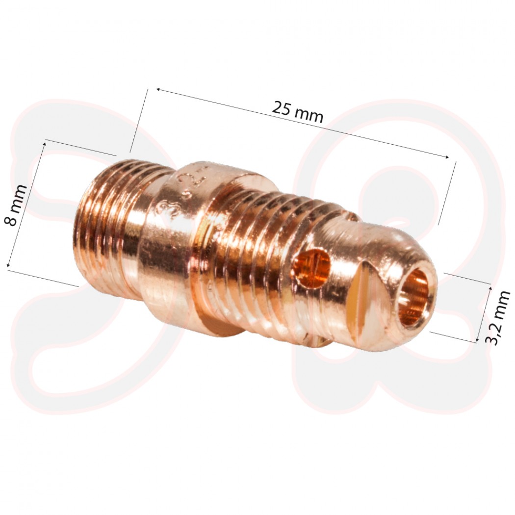 Spannhülsengehäuse, kurz, Ø 3,2 mm für R-SR 17/(WP) 17/18/26