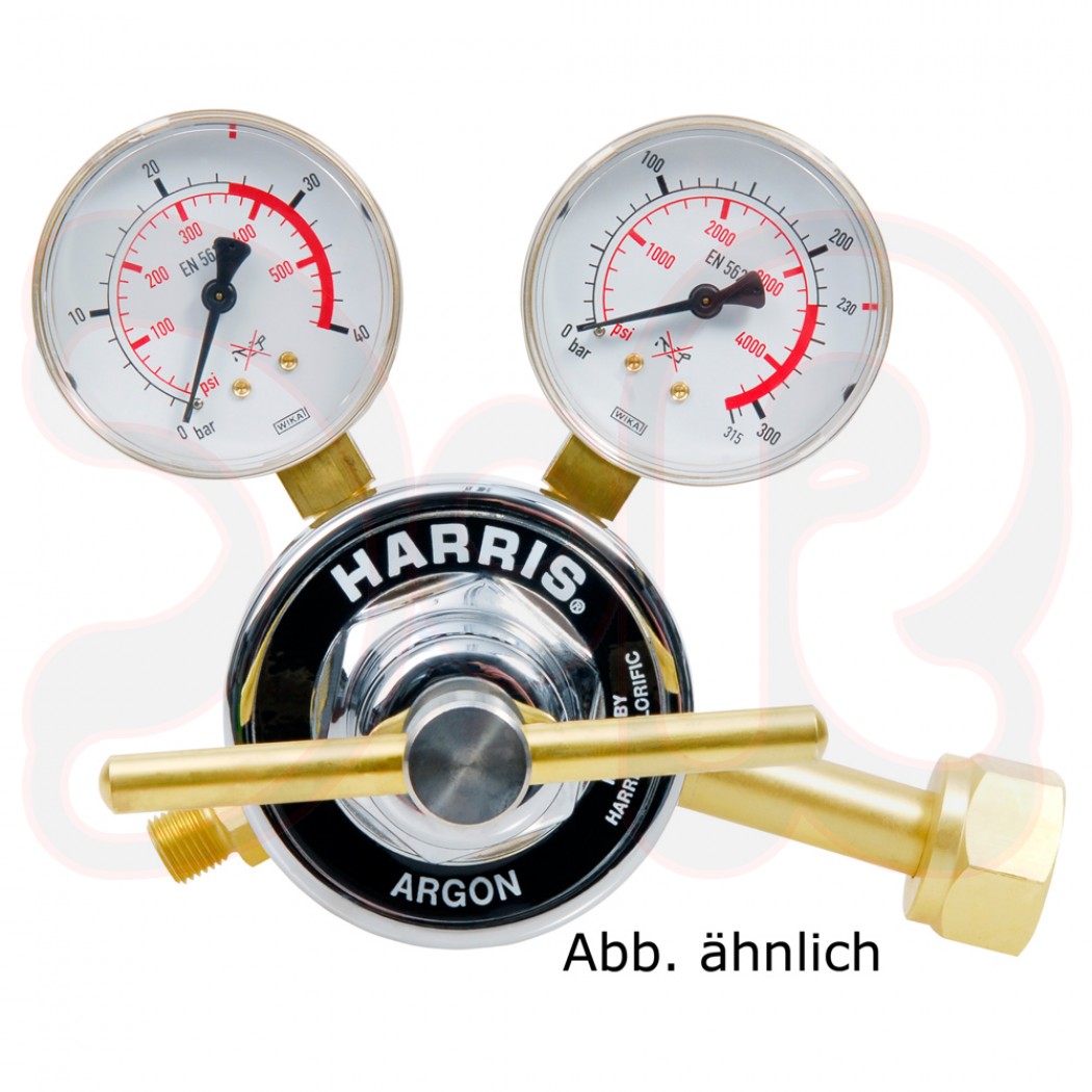 HARRIS Flaschendruckminderer Modell 896, zweistufig Argon/CO2 200 bar / 0-25 bar