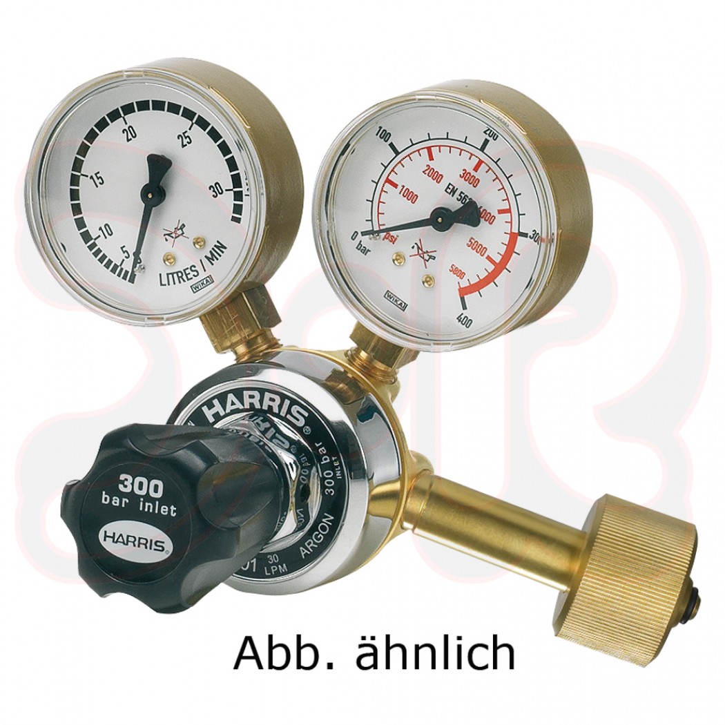 HARRIS Flaschendruckminderer Modell 901, einstufig Argon/CO2 300 bar / 0-10 bar