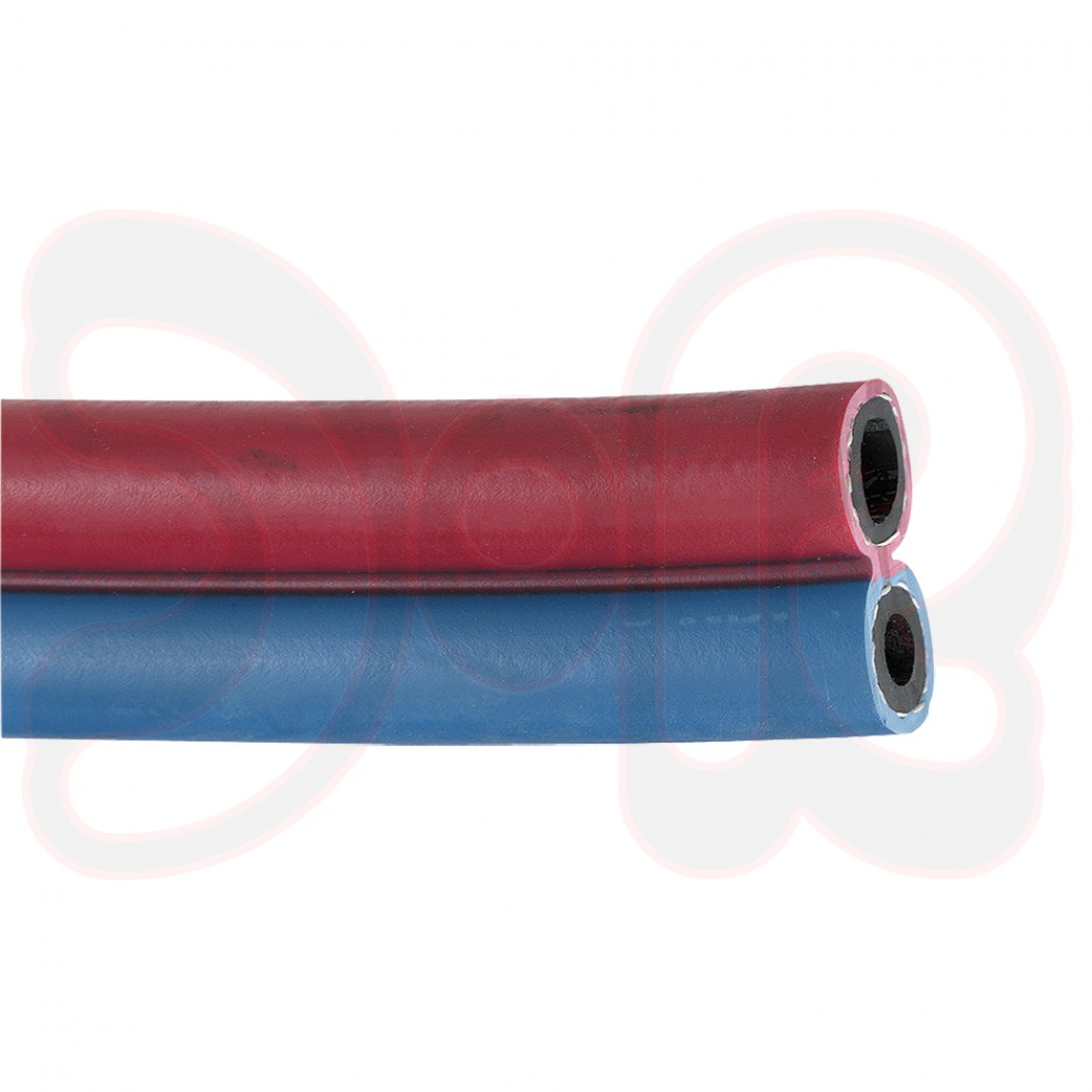 Zwillings-Autogenschlauch Acetylen/O² 16/16 Original "SEMPERIT" -meterware-