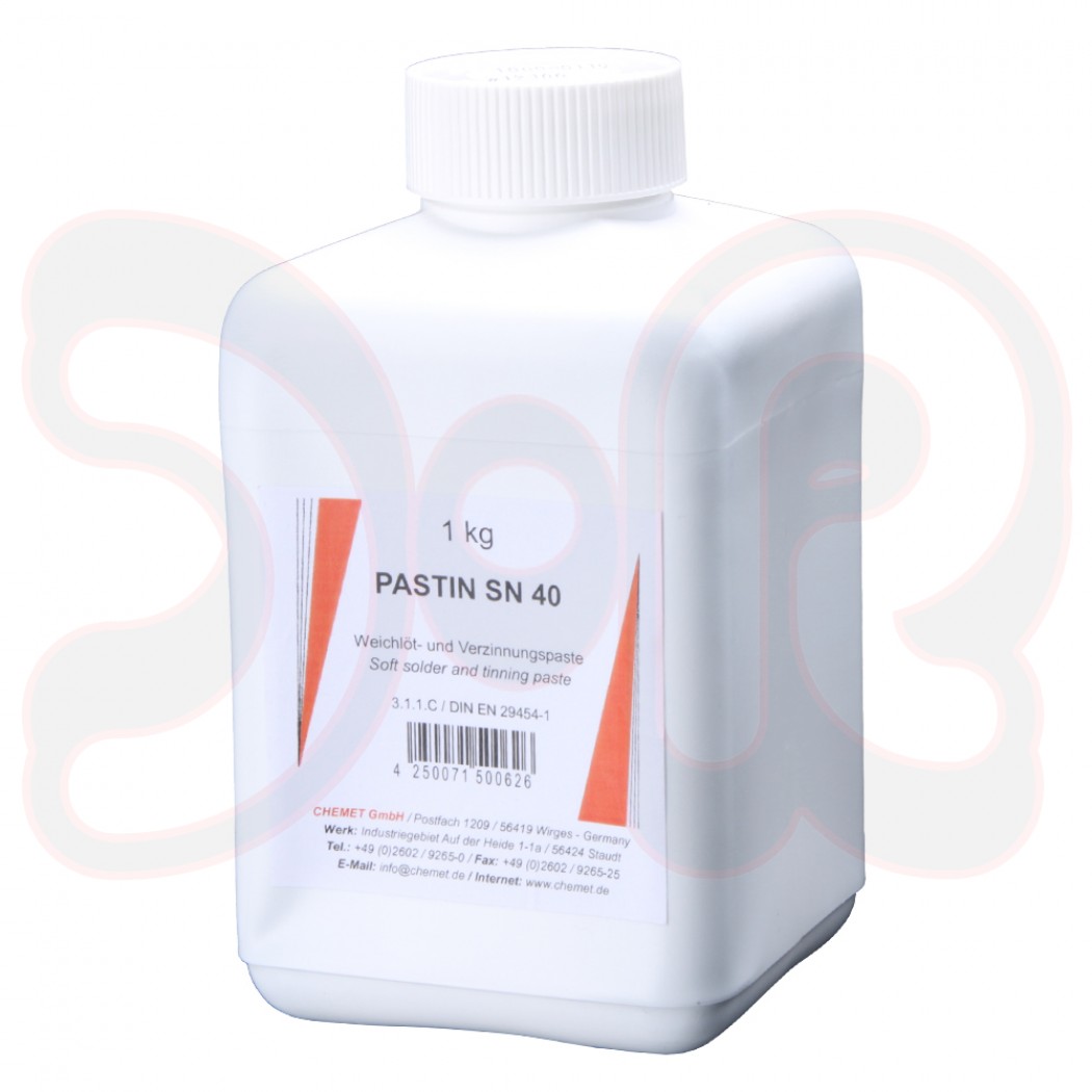 Weichlöt- und Verzinnungspaste S-Pb60Sn40 VE 1,0 Kg / DIN EN 29453