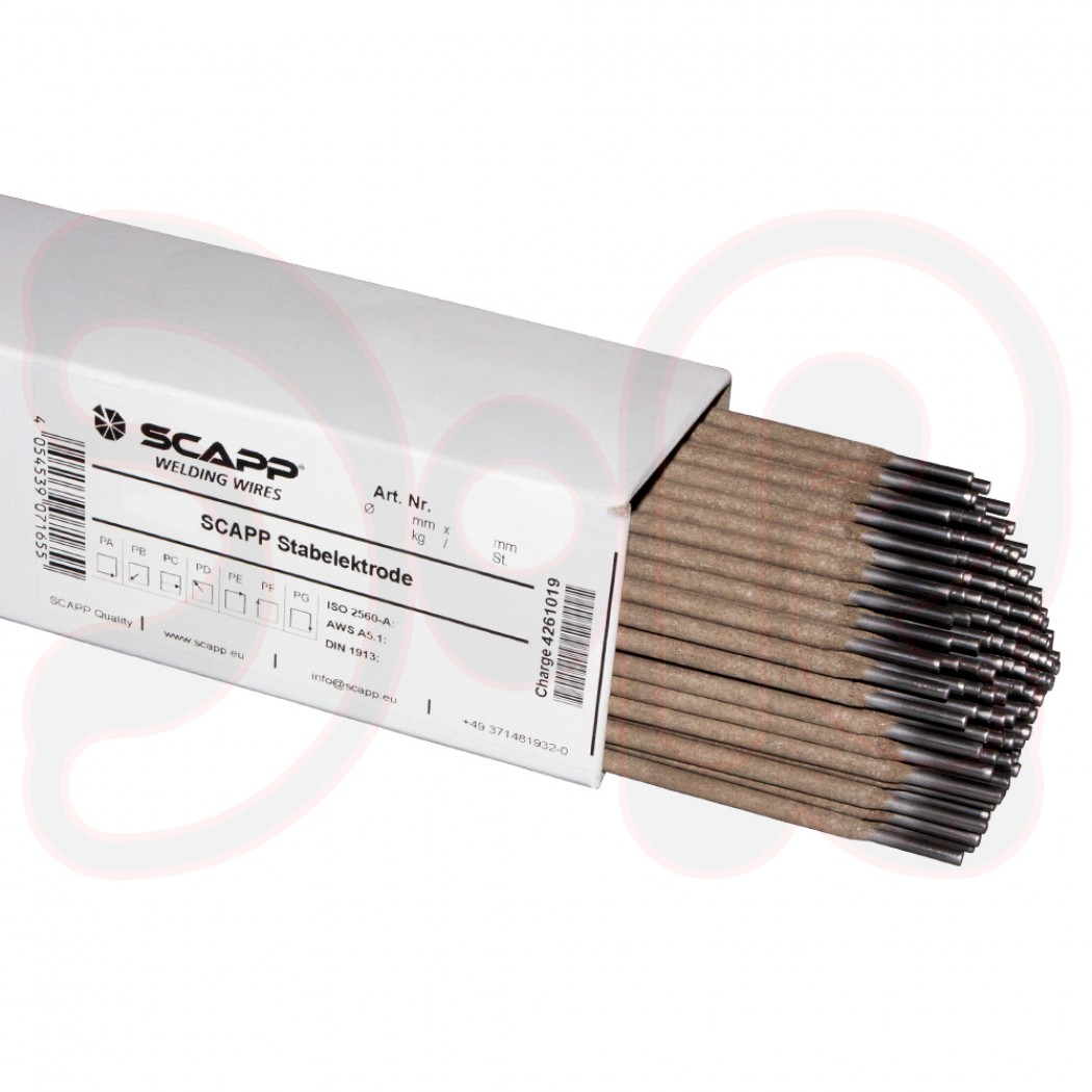 SCAPP Stabelektrode Xt-307 maxiweld AC We-Nr. 1.4370 Ø 2,5 x 300 mm, E 18 8 6 Mn R26, ~E 307-16