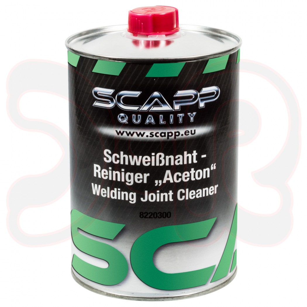 SCAPP Equipment Schweißnaht-Reiniger "Aceton" Welding Joint Cleaner 1 l Blechdose