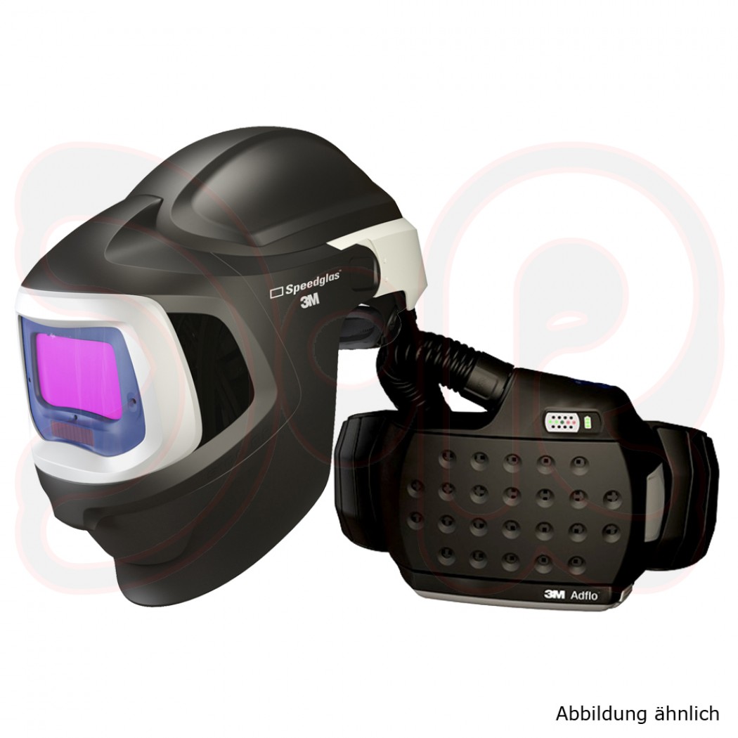 SPEEDGLAS 9100 MP Schweißmaske mit 9100XXi Schweißfilter, Adflo Gebläseatemschutz & Tasche