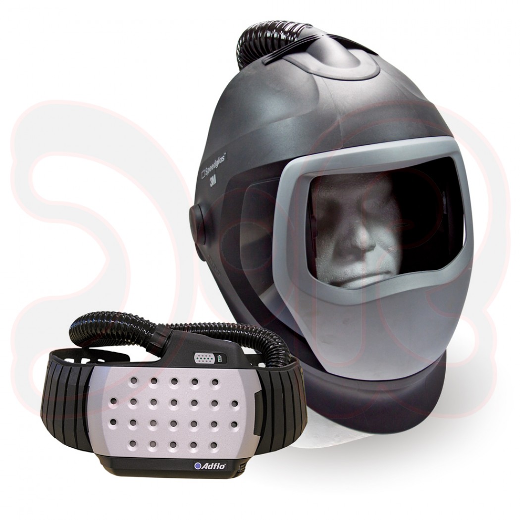 SPEEDGLAS 9100 Air Schweißmaske mit 3M Adflo Gebläseatemschutz ohne Automatikschweißfilter