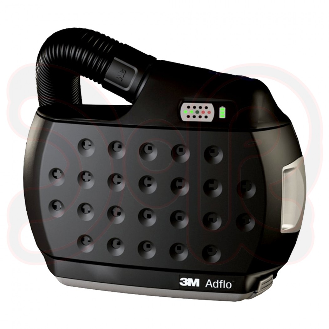 SPEEDGLAS Adflo Filtergebläse inkl. Luftschlauch QRS, Akku, Luftmengenmesser (ohne Gürtel/Ladegerät)