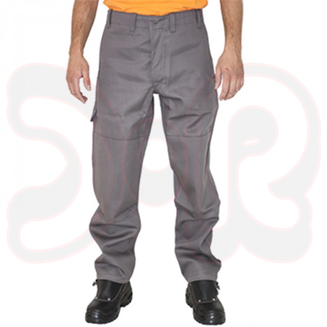 Schweißerhose grau 340 g/m² Proban Qualität nach EN 470-1, Gr. 44