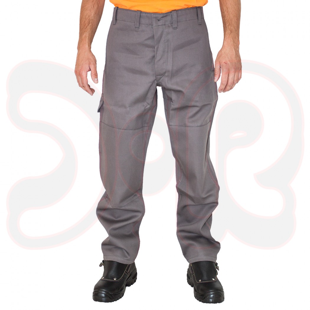 Schweißerhose grau 460 g/m² Proban Qualität nach EN 470-1, Gr. 44
