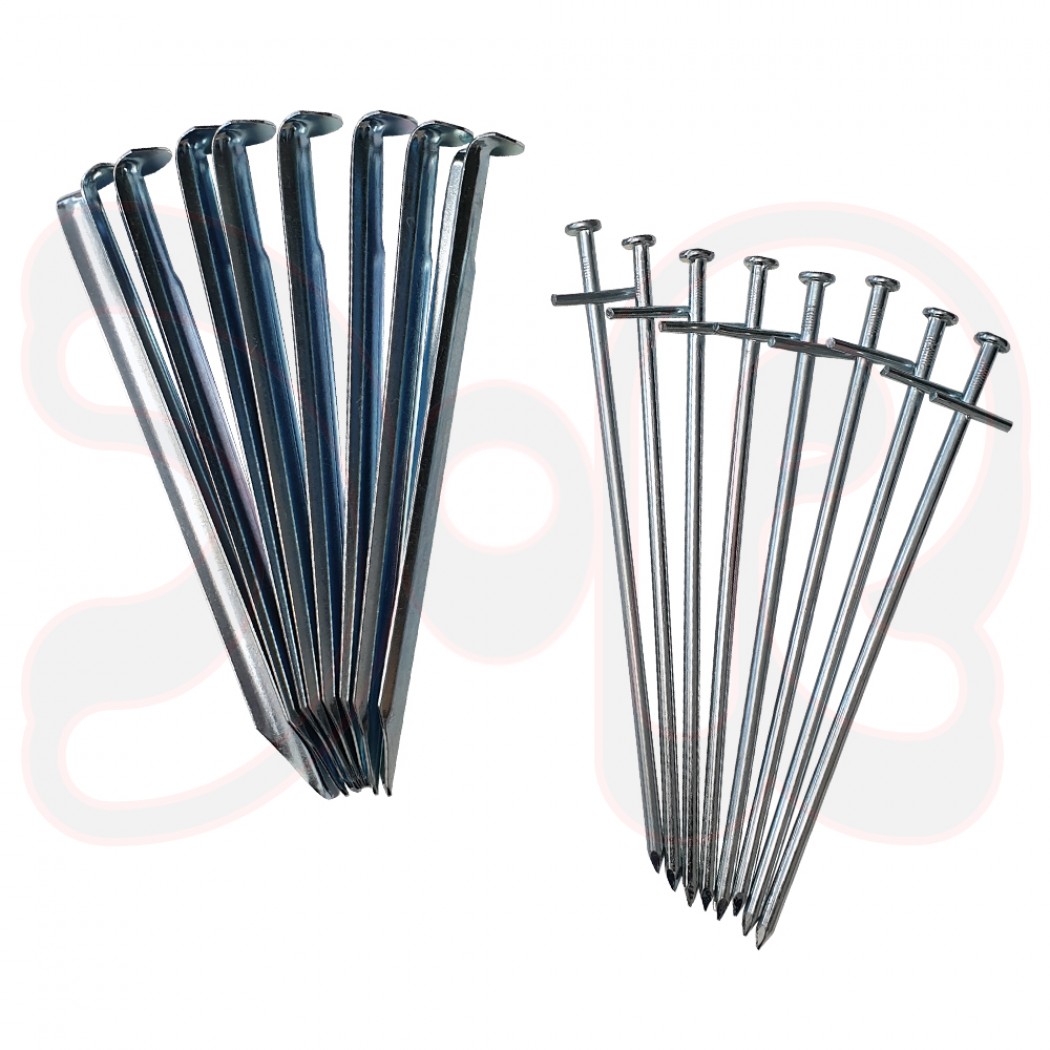 Hering und Zeltleine Set für Schweißschirm schwere Qualität