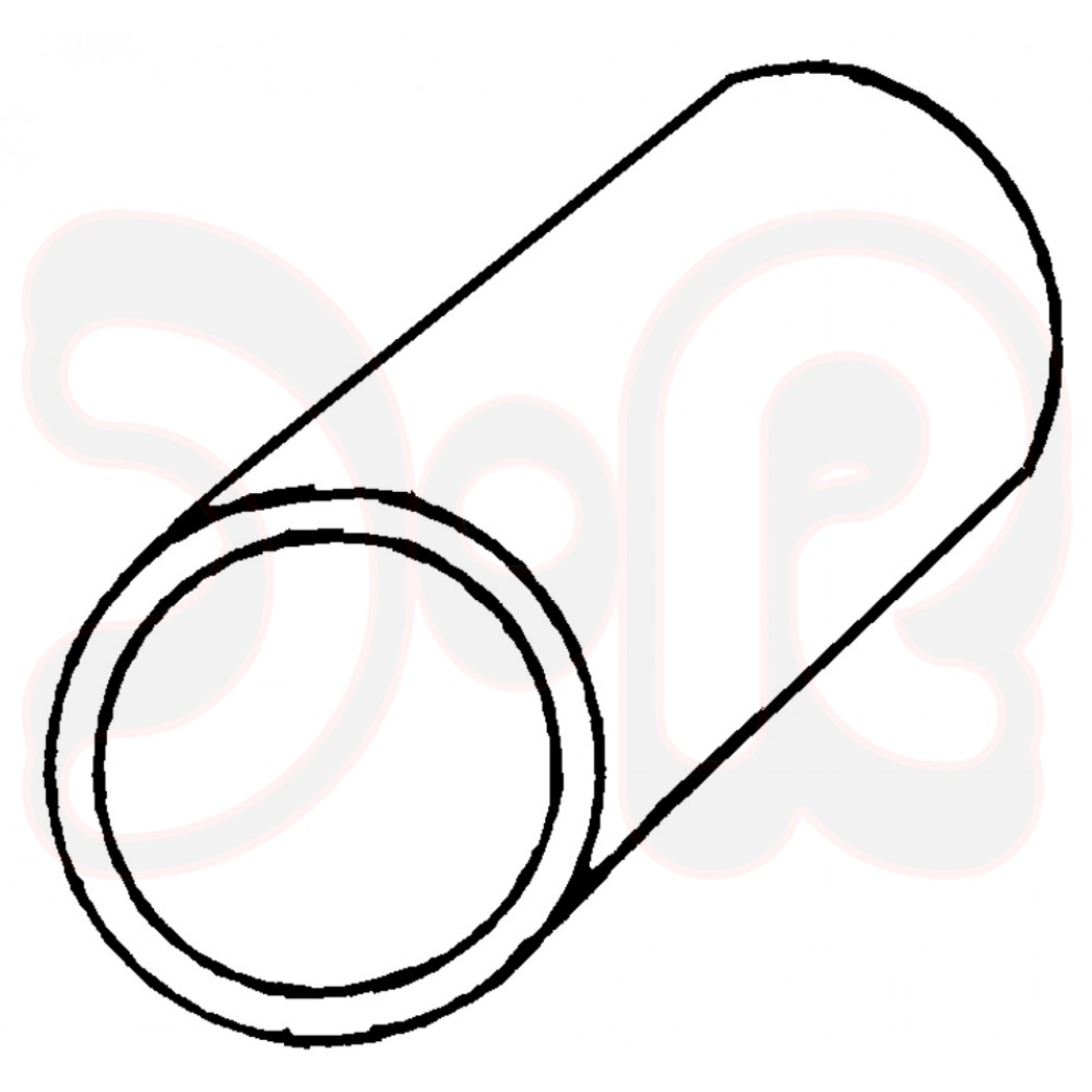 Distanzstück 50 mm, für 1" Rohr, Kunststoff, blau, zu Pendelschale