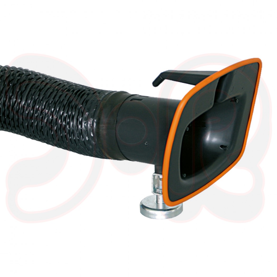 KEMPER Absaughaube mit Magnetfuß einschl. Saugschlauch Ø 150 mm, Länge 6 m