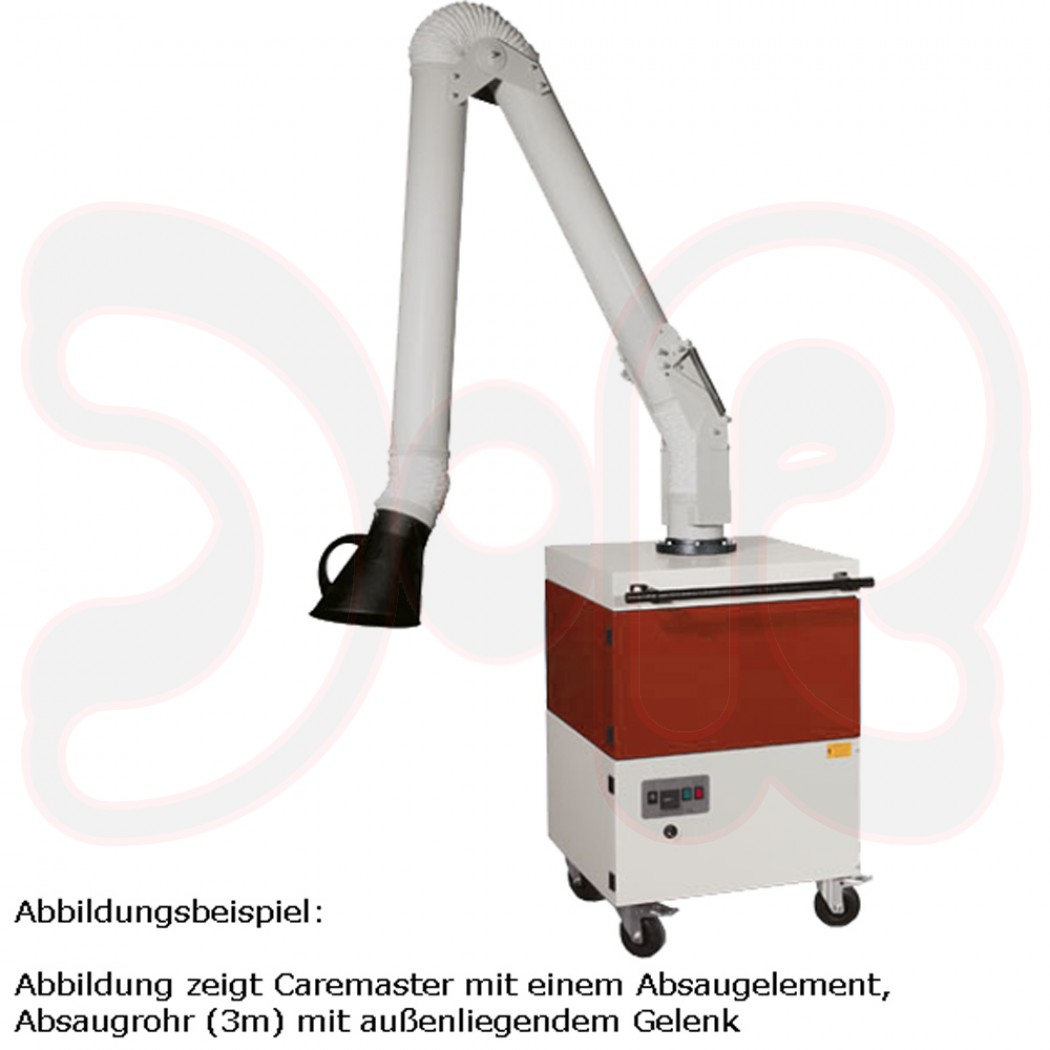 TEKA CAREMASTER mobile mechanische Filteranlage IFA geprüft, 1 Absaugelement Arm 4 m RAG
