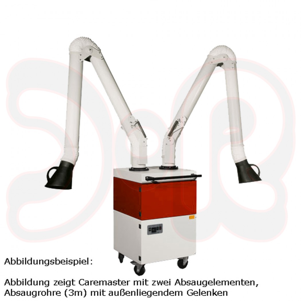TEKA CAREMASTER Mobile Mechanische Filteranlage IFA geprüft, mit 2 Absaugelementen 2 x Arm 2 m RAG