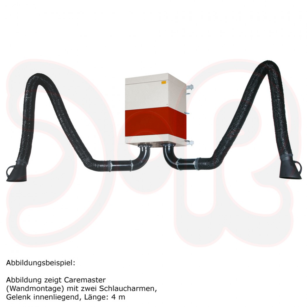 TEKA CAREMASTER Stationäre mechanische Filteranlage mit 2 Absaugelementen 2 x Arm 7 m SIG