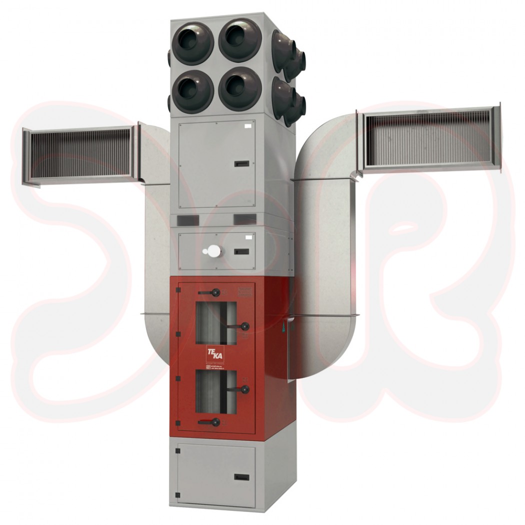 TEKA AIRTECH P10 - Zentrale Absaug- und Filteranlage für die Hallenfiltration - 10000 m³/h