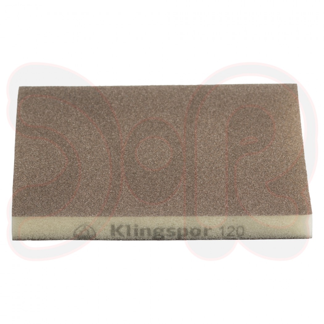 KLINGSPOR SW 501 Schleifschwämme Korund, 96 x 123 x 12,5 mm