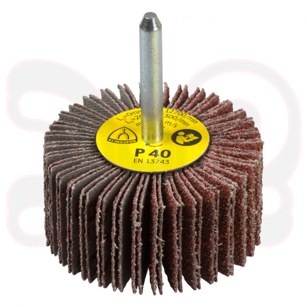 KLINGSPOR KM 613 Schleifmopstifte, 80 x 50 x 6 mm, Korn 60