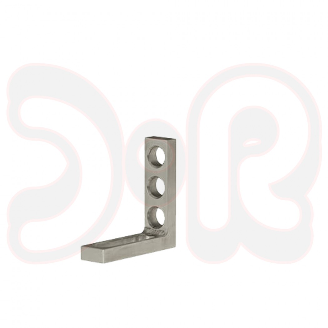 SIEGMUND System 16 Anschlag- und Spannwinkel 90 L, 90 x 25 x 90 mm, Aluminium, Materialstärke 12 mm