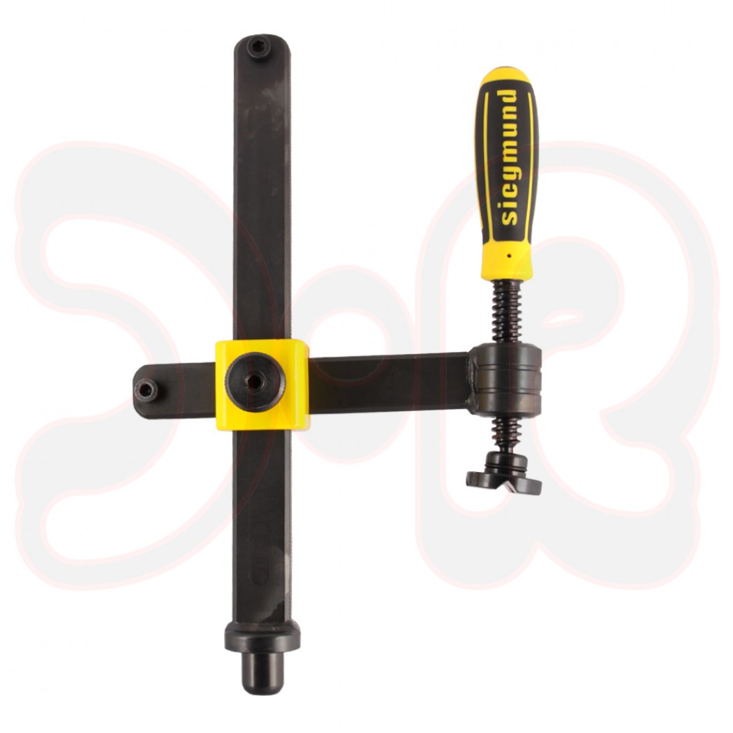 SIEGMUND System 22 Professional Schraubzwinge für Schweißtische, brüniert
