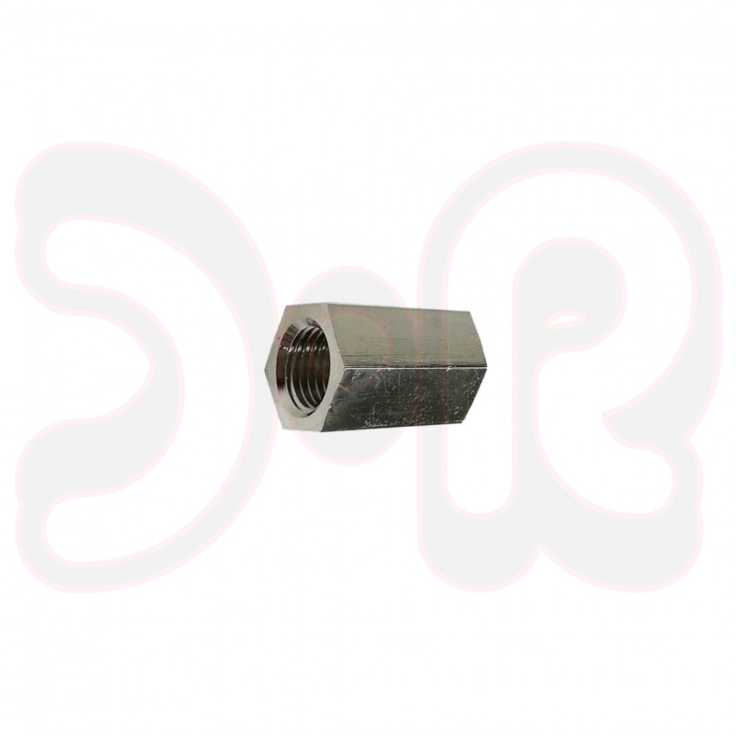Verbinder SW 14, beidseitig M10 x 1 Innengewinde, 20 mm lang, für Schutzgas-Baukastensystem