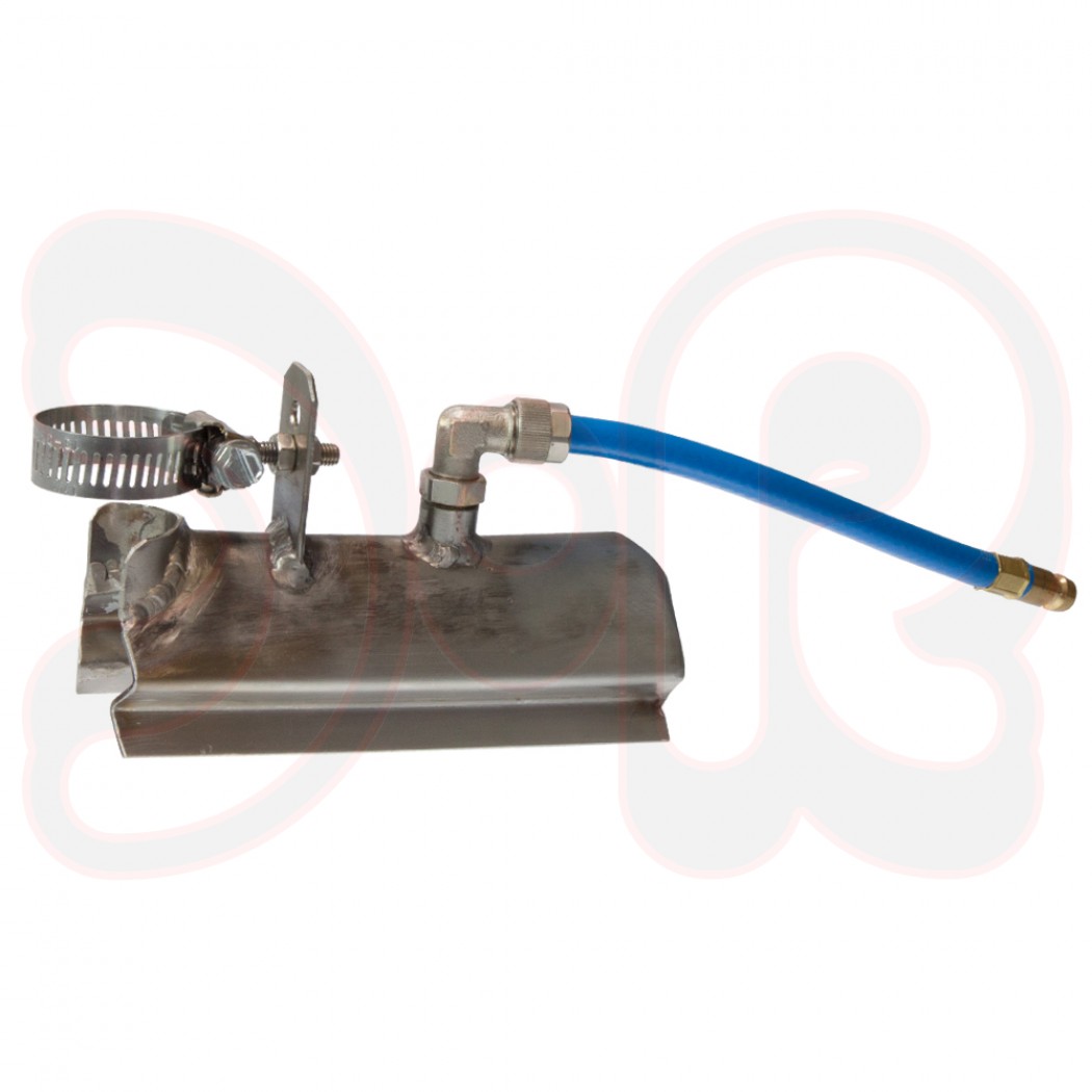 Sintermetall-Schleppschuh für 90°-Außenkanten von Werkstücken