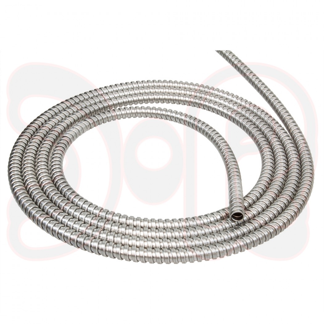 Formiergasschlauch Edelstahl DN 6 mit 8mm Außendurchmesser einfach gefalzt