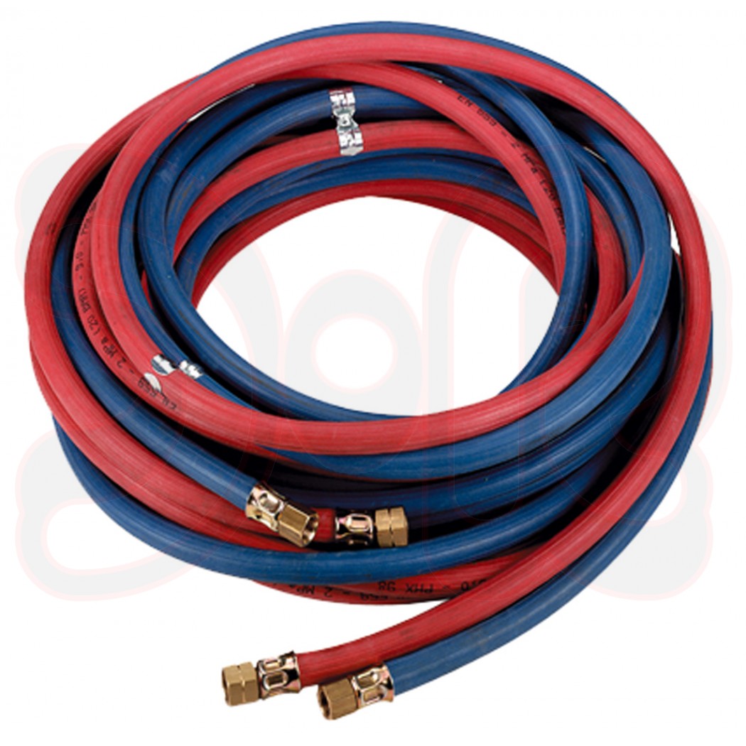 SEMPERIT Autogenschlauch Ace/O² 16/16 mont. je m 1 Klemme 4m