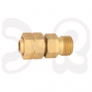 Reduzierung/Übergangsstück, konisch dichtend - G 1/2" RH AG auf G 1/2"LH Überwurfmutter