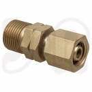 Reduzierung/Übergangsstück, konisch dichtend - G 3/8" LH AG auf G 3/8" RH Überwurfmutter