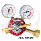 HARRIS Flaschendruckminderer Modell H25, einstufig Wasserstoff 200 bar / 0-40 bar