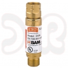 DGNK Gebrauchsstellenvorlagen zum Absichern von Entnahmestellen mit Kupplung G3/8" LH für Brenngas