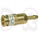 DKT Schnellkupplung mit automatischer Gassperre 6,3mm für Sauerstoff