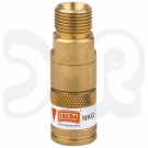 NKG Schnellkupplung G3/8" RH für Sauerstoff unverchr.