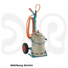 SCAPP Flaschenwagen f. 1 x 11 kg Gasflasche, Standplatte, Halter f. Schlauch u. Brenner, Luftreifen