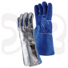 5-Finger-Handschuh, Länge 350 mm, Hitzeschutz bis 250 °C, einseitig aluminisiert, Gr. 11