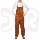 WELDAS STEERSOtuff Lava Brown Schweißerlatzhose Rindspaltleder, Gr. XXL, nach EN 470-1