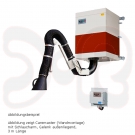 TEKA CAREMASTER Stationäre mechanische Filteranlage mit 1 Absaugelement Arm 8 m SAG