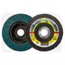 KLINGSPOR SMT 524 AC ACCU Schleifmopteller, 115 x 22,23 mm, Korn 80, gewölbt