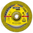 KLINGSPOR A 24 Extra Schruppscheiben, 180 x 6 x 22,23 mm, gekröpft