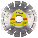 KLINGSPOR DT 600 U Supra Diamanttrennscheiben, 125 x 2,4 x 22,23 mm 15 Segmente 20 x 2,4 x 9 mm