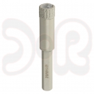 KLINGSPOR DB 600 F Supra Bohrkronen, 8 x 40 mm, 1 Segment 10 mm, geschl. Rand, 1/4" Bit, Sechskant