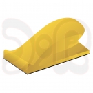 3M Handblock Klett Hookit Länge: 125mm, Breite: 70mm, weich