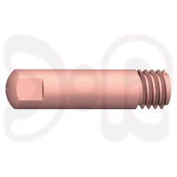 Stromdüse M6 E-CU Haufe, Länge: 25 mm
