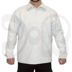 Schweisserjacke aus Rindnarbenleder mit Probanrücken